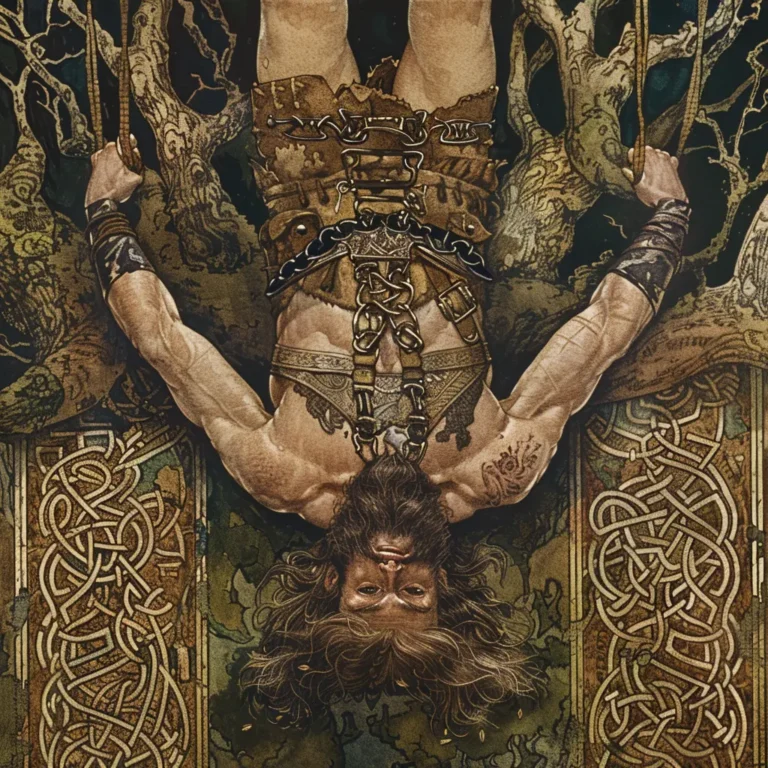 odin th ebranches of Yggdrasil the world tree