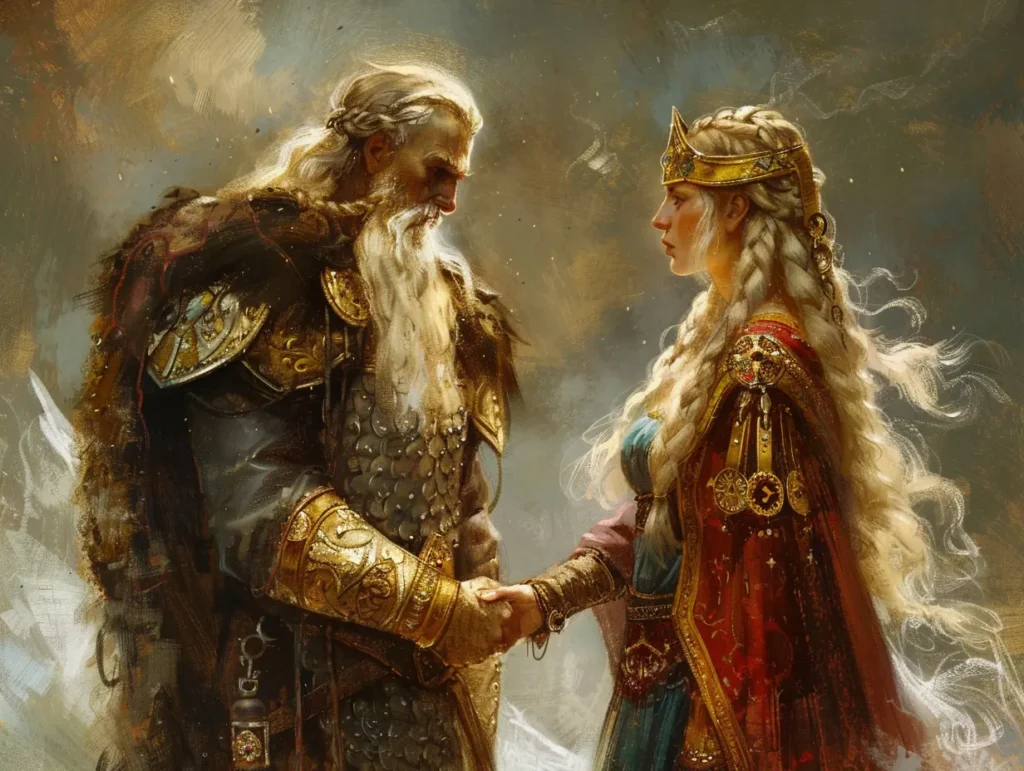 odin and frigg